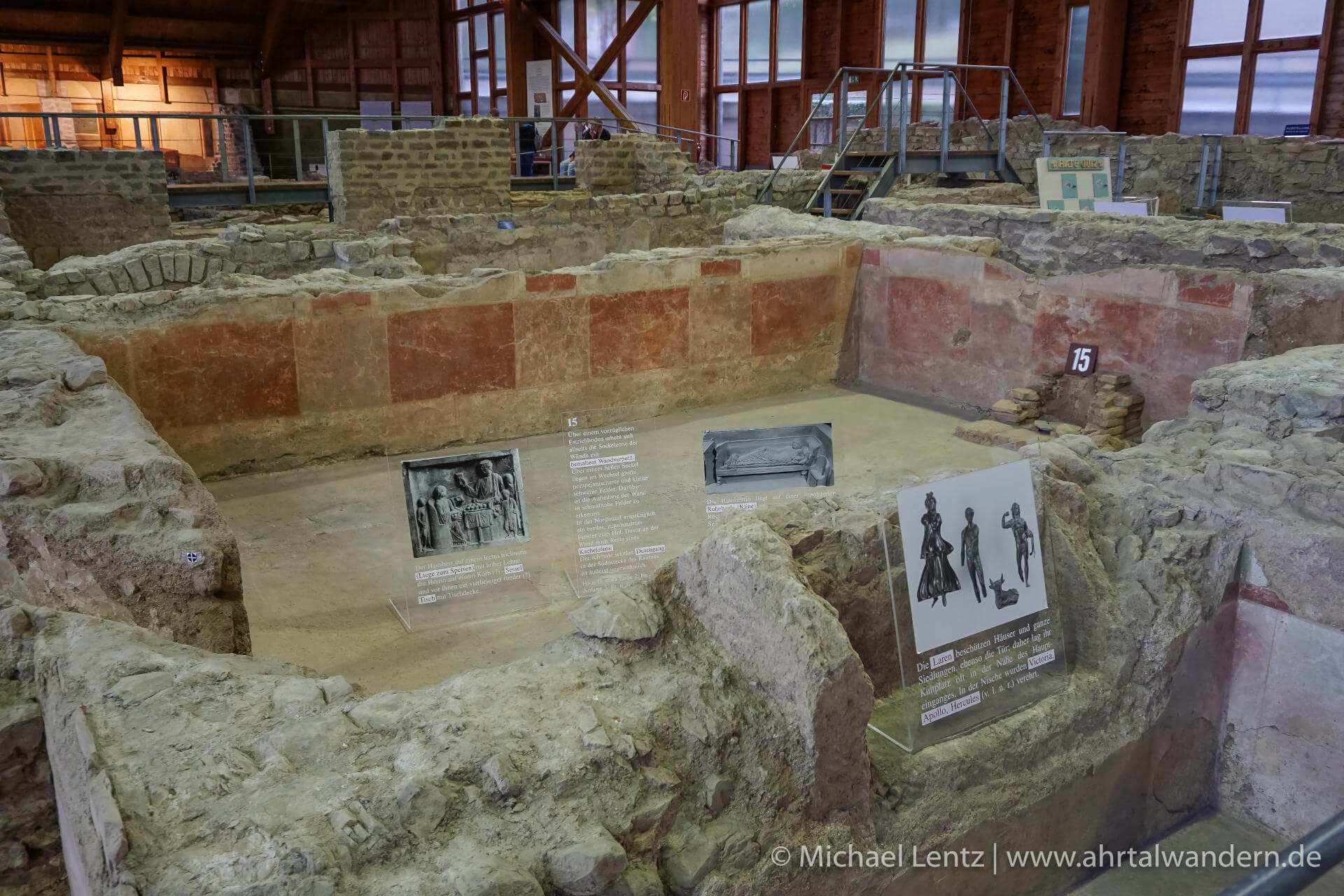 Ein Erlebnis für die ganze Familie, die Römervilla in Ahrweiler