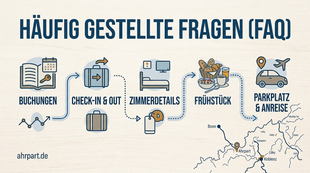 Häufig gestellte Fragen ans AHRPART Hotel in Bad Neuenahr-Ahrweiler